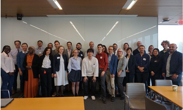 Photograph of the attendees at the Climate Migration Workshop at Princeton University